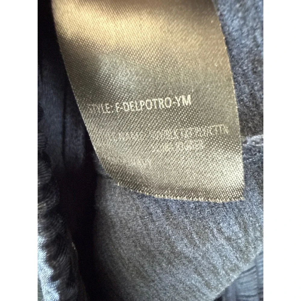 Public Record Joggers Mens M Navy Blue Zip Pockets DELPOTRO Rec Run Gym Travel